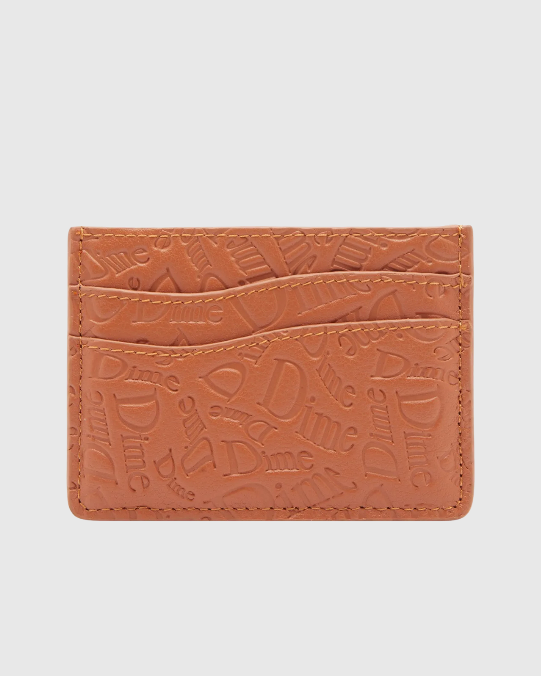 Dime Card Holder - Haha Leather - Almond