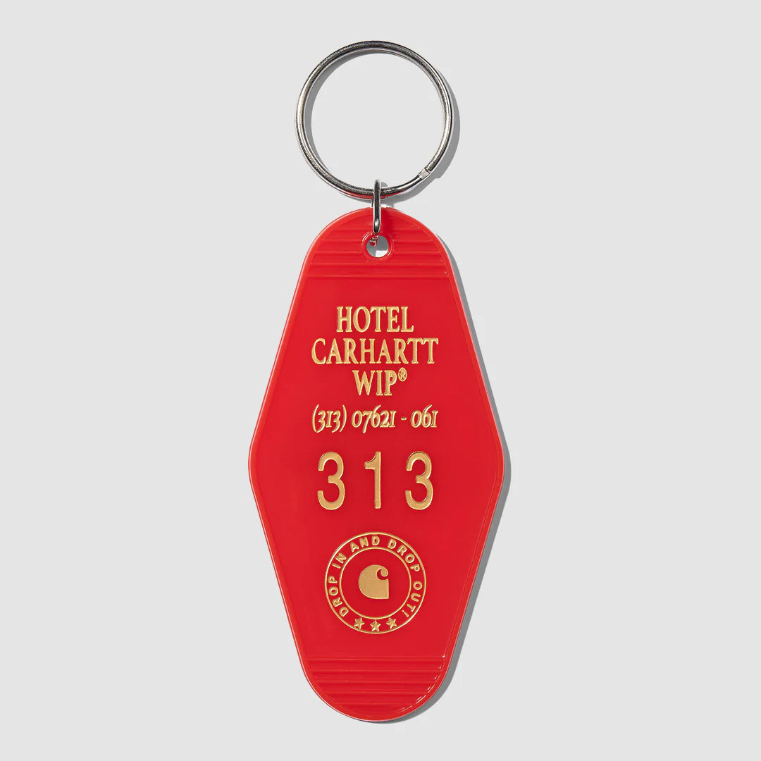 Carhartt WIP Keychain - Hotel Keys - Scarlet / Winter Spice