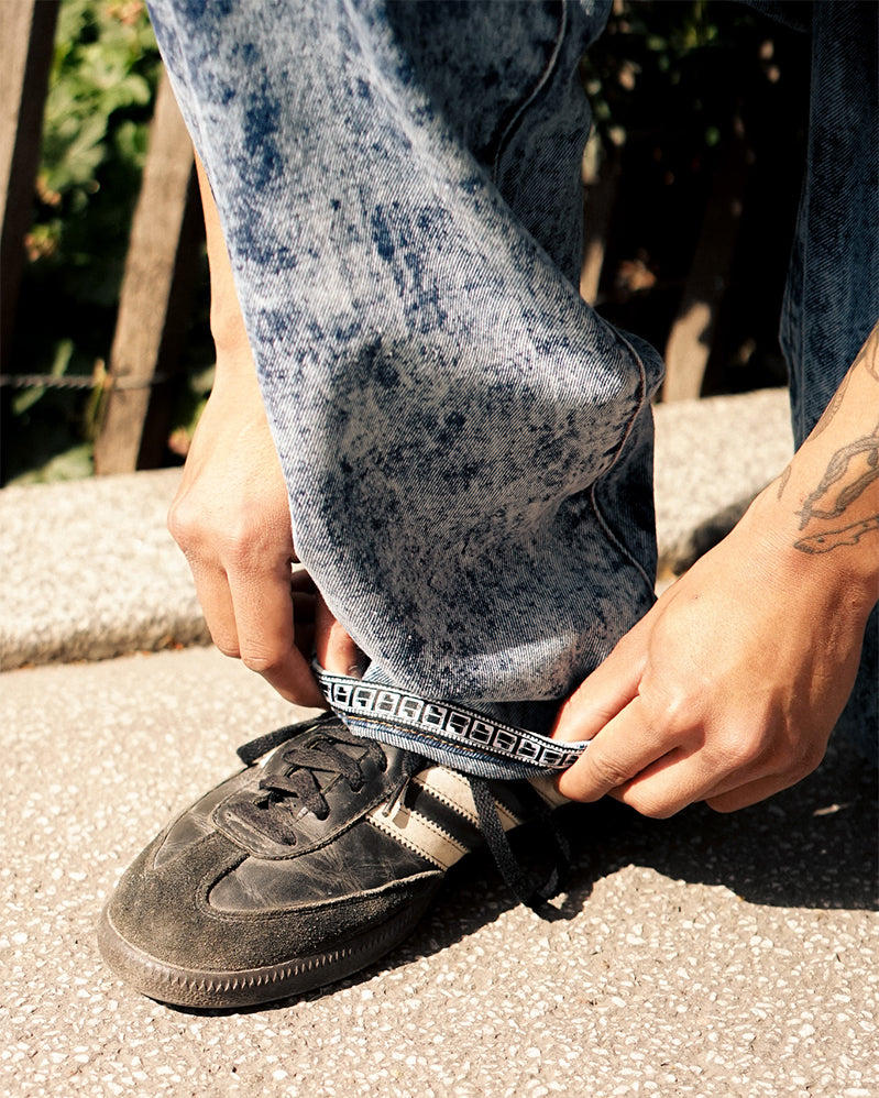 Film Pant - Classic - Acid Wash Blue