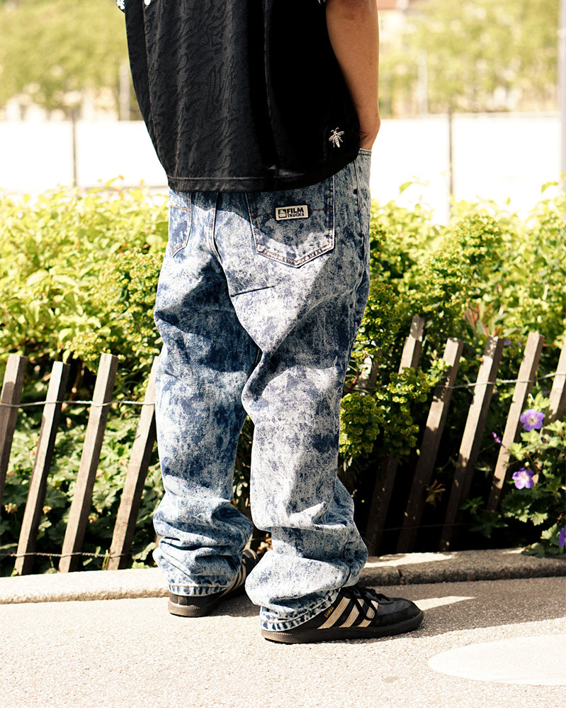 Film Pant - Classic - Acid Wash Blue