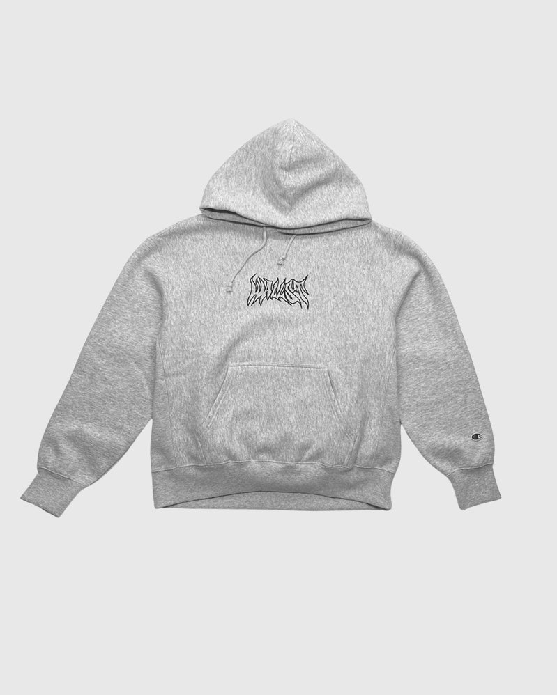 Wallstreet x Champion Hoodie Goth - Ash Grey