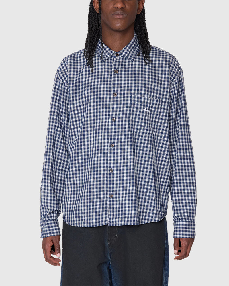 Obey Chemise - Bigwig Andy Woven - Academy Navy