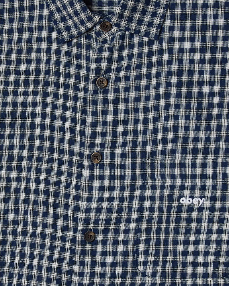 Obey Chemise - Bigwig Andy Woven - Academy Navy