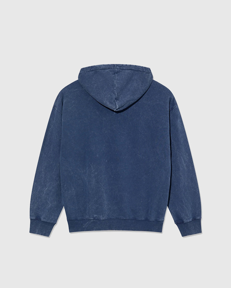 Polar Hoodie - Acid Frank Surf Logo - Blue