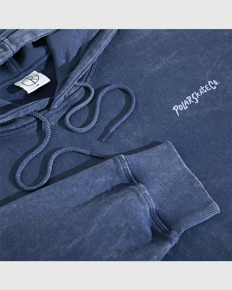 Polar Hoodie - Acid Frank Surf Logo - Blue