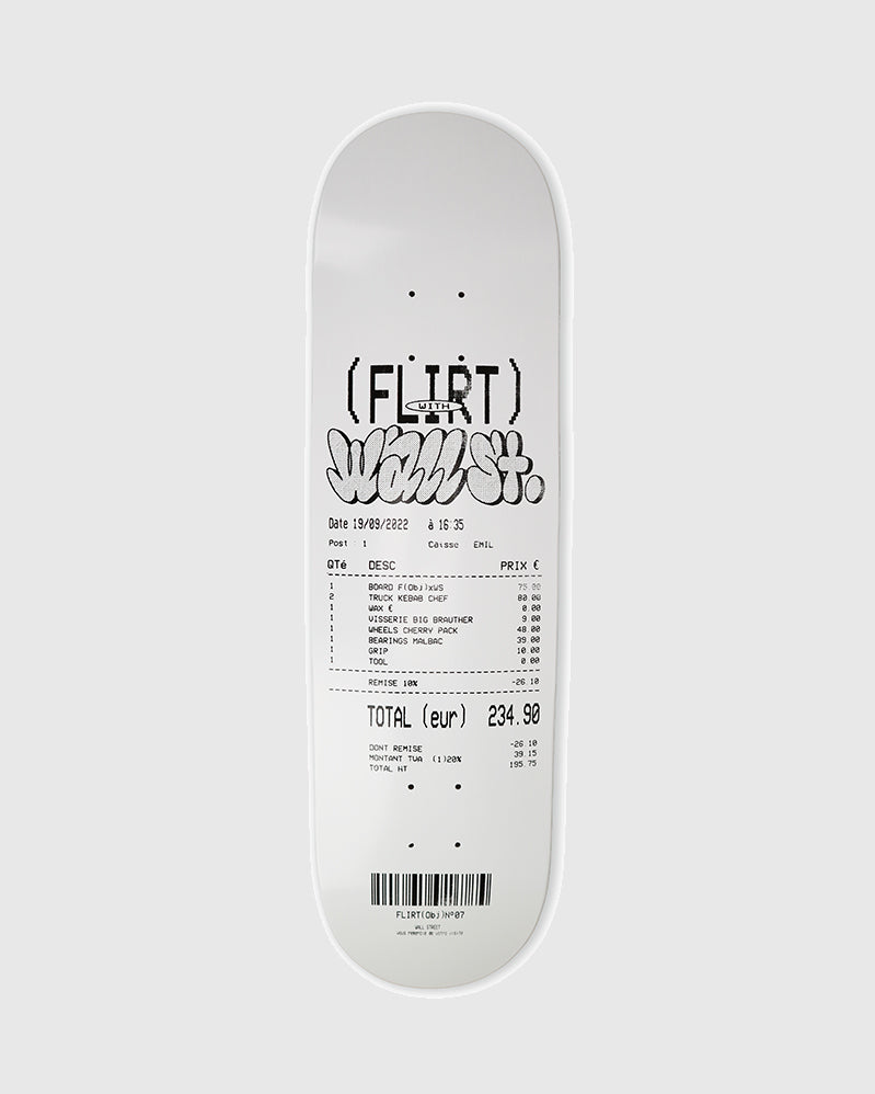 Wallstreet Board - Flirt Receipt