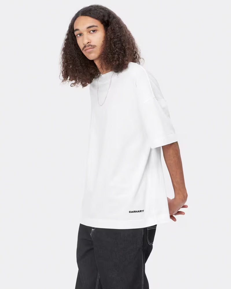 Carhartt Tee - Link Script - White