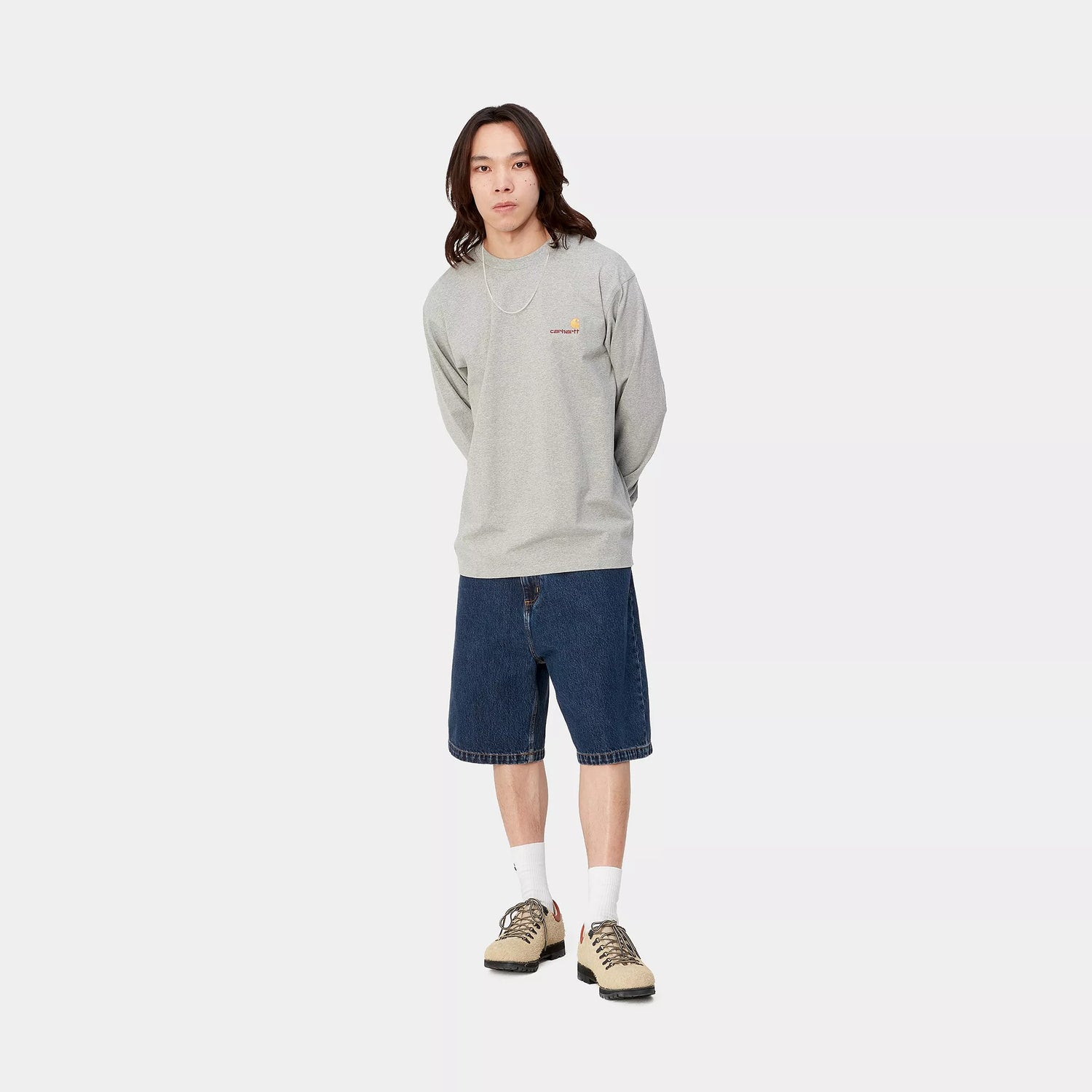 Carhartt WIP Short - Brandon - Blue Stone Washed