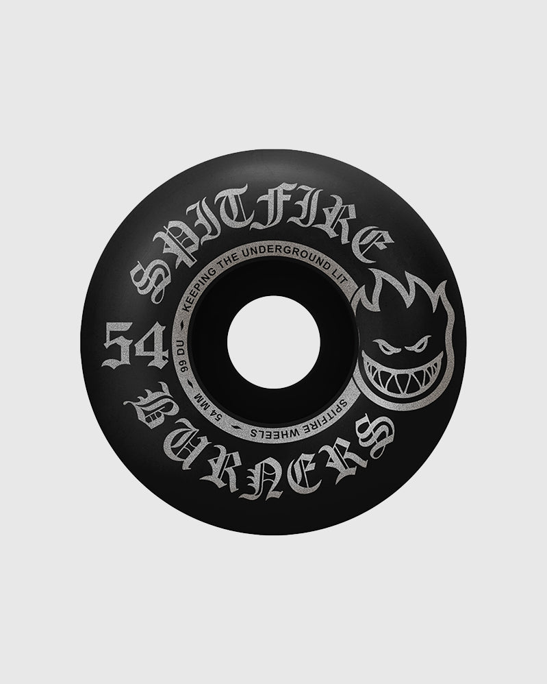 Spitfire Wheels - 54MM - Burners Black 99DU