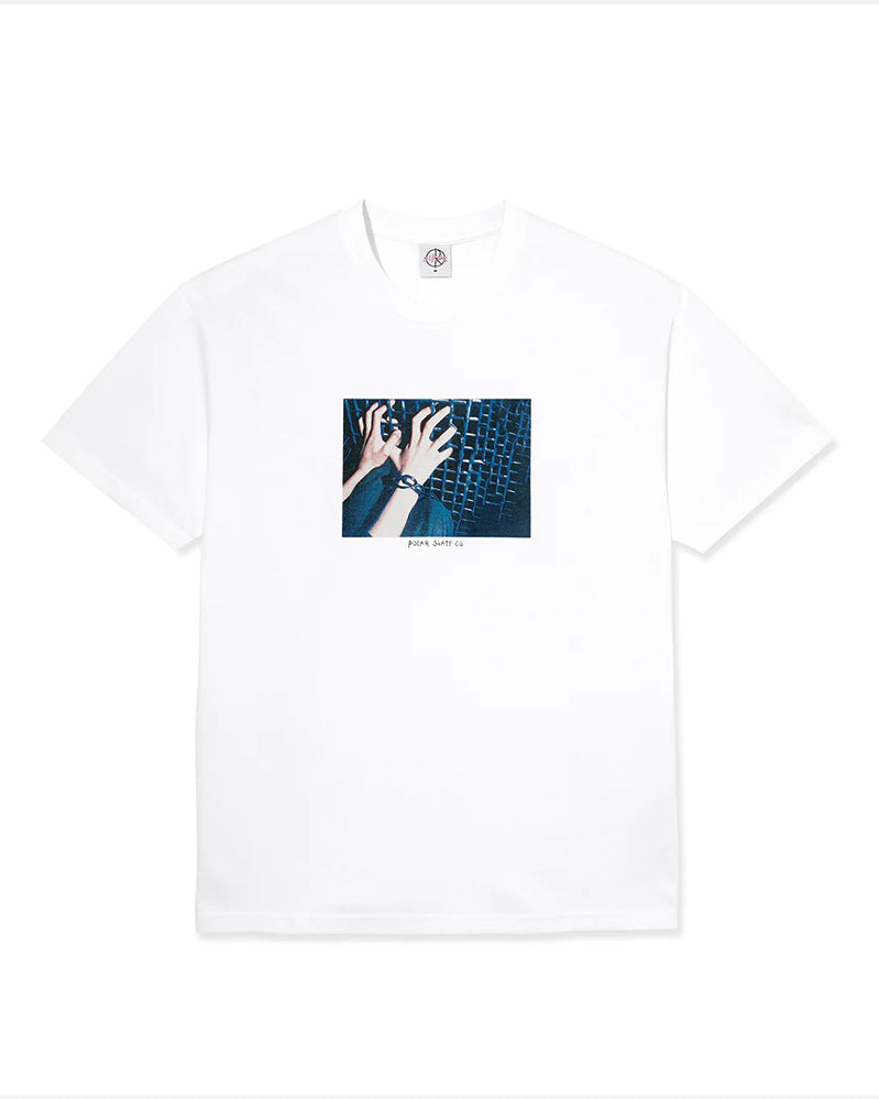 Polar Tee - Caged Hands - White