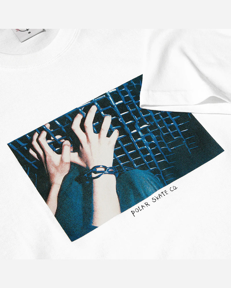 Polar Tee - Caged Hands - White