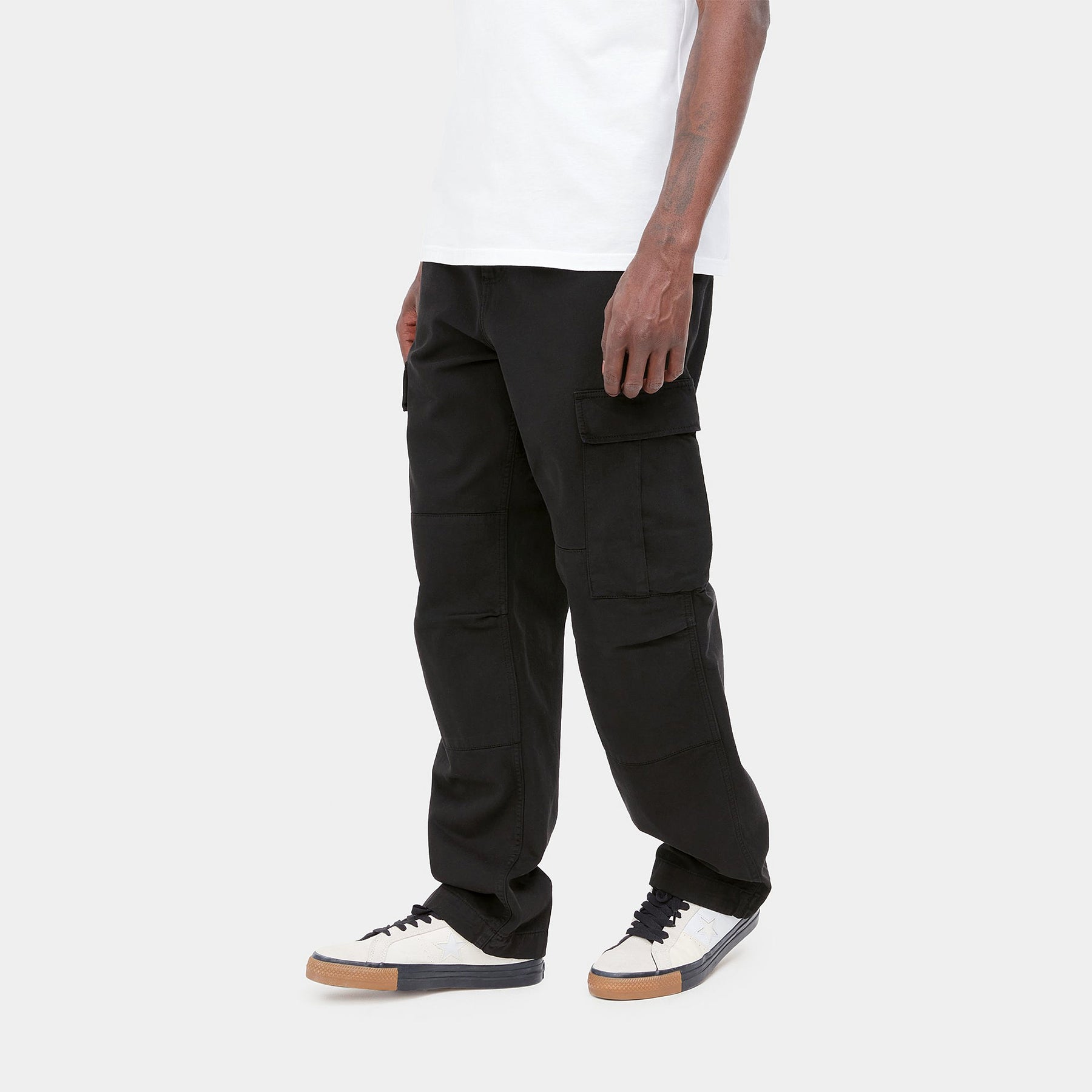 Carhartt WIP Pant - Regular Cargo - Black Rinsed
