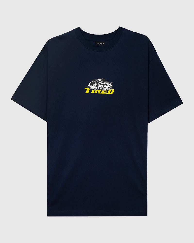 Tired Tee - Cat Nap - Navy