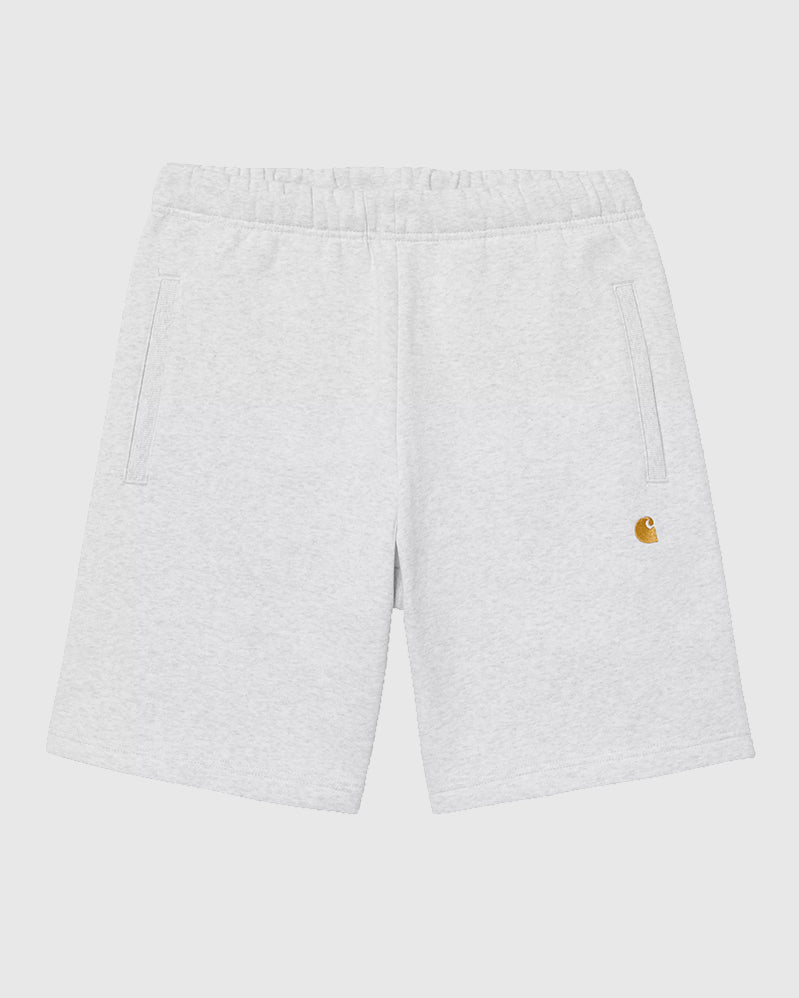 Carhartt WIP Short - Chase - Ash Heather / Gold
