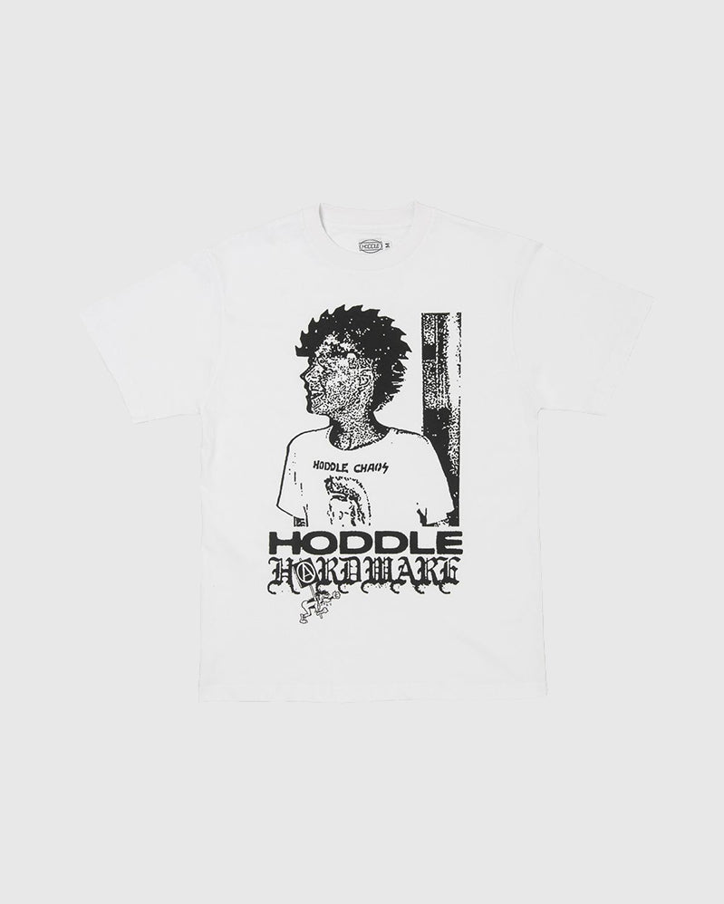 Hoddle Tee - Chaos - White