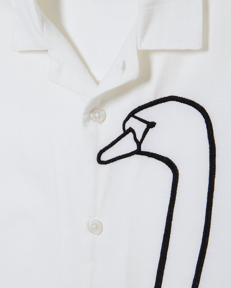 Obey Chemise - Cliff Woven - White