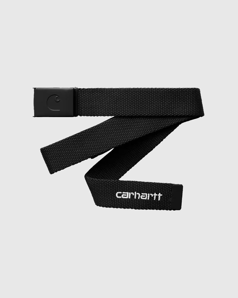 Carhartt WIP Ceinture - C-Logo Tonal - Black / White