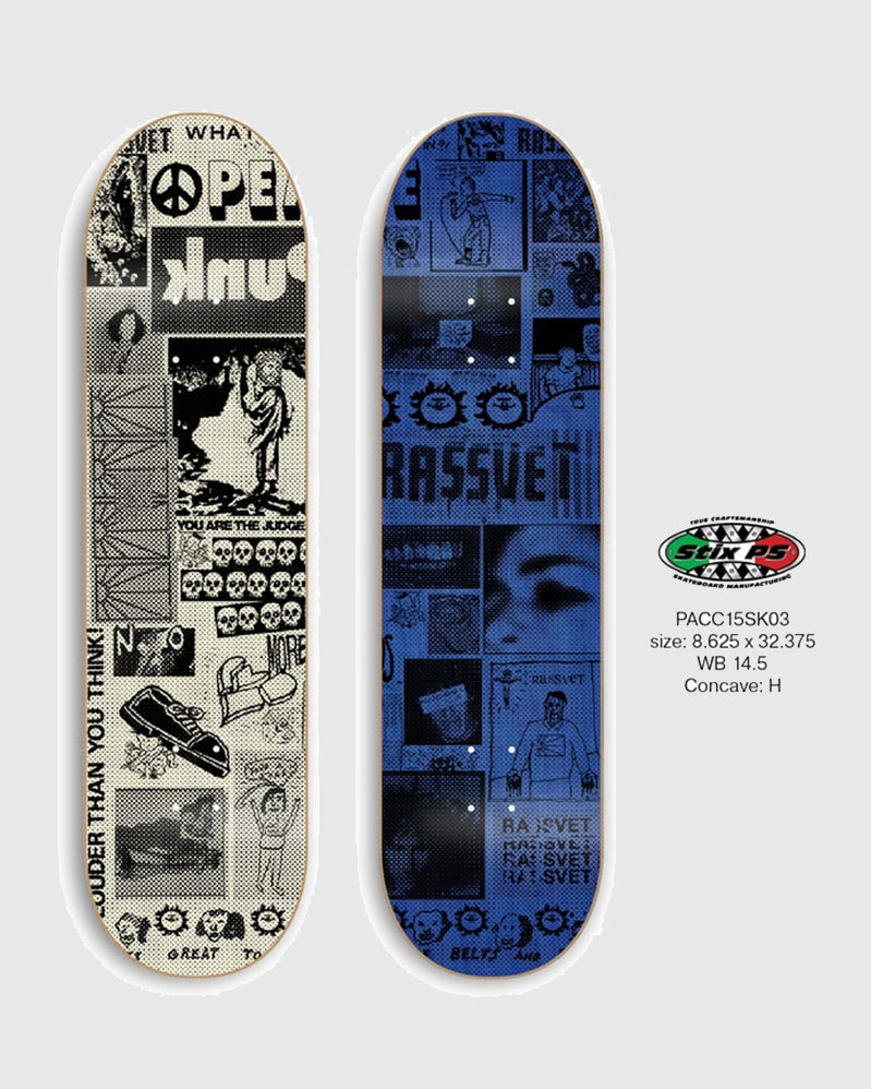 Rassvet Board - Collage - 8.6"
