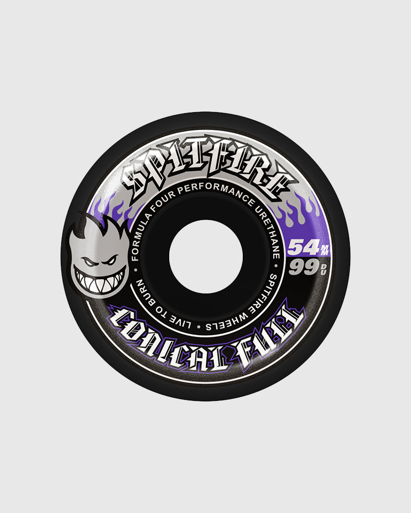Spitfire Wheels - 54mm F4 99D CNCL FULL - Black