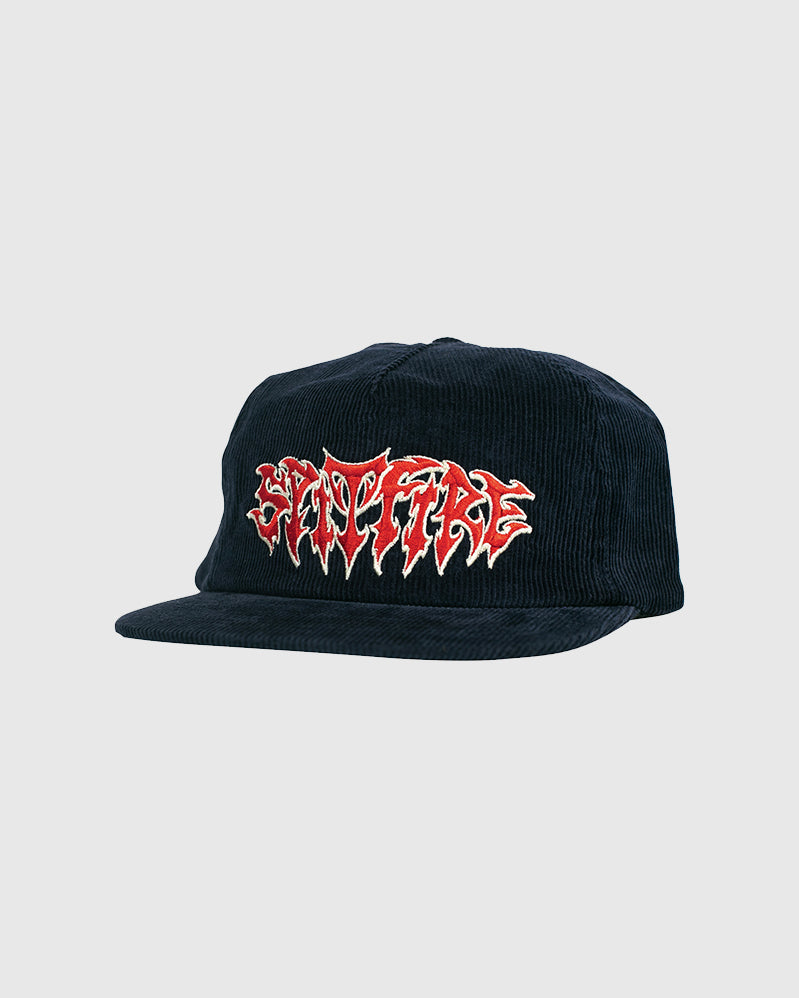 Spitfire Cap - Demon Script - Navy/Red