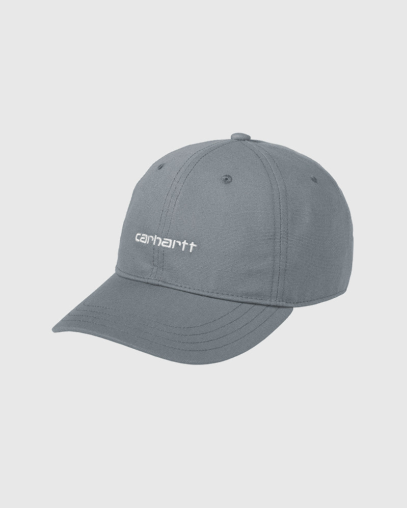 Carhartt WIP Canvas Script Cap - Dove Grey / Wax