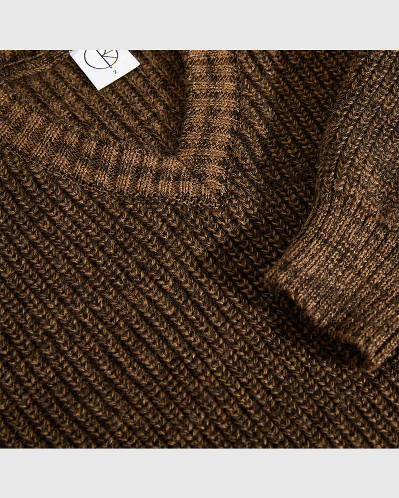 Polar Sweat - Eve Sweater - Brown Marl