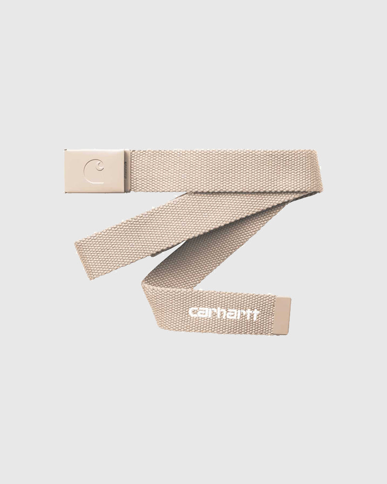 Carhartt WIP Ceinture - C-Logo Tonal - Fleur De Sel / White