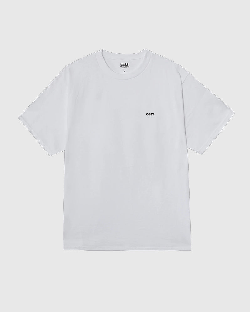 Obey Tee - Art Studio Flowers - White