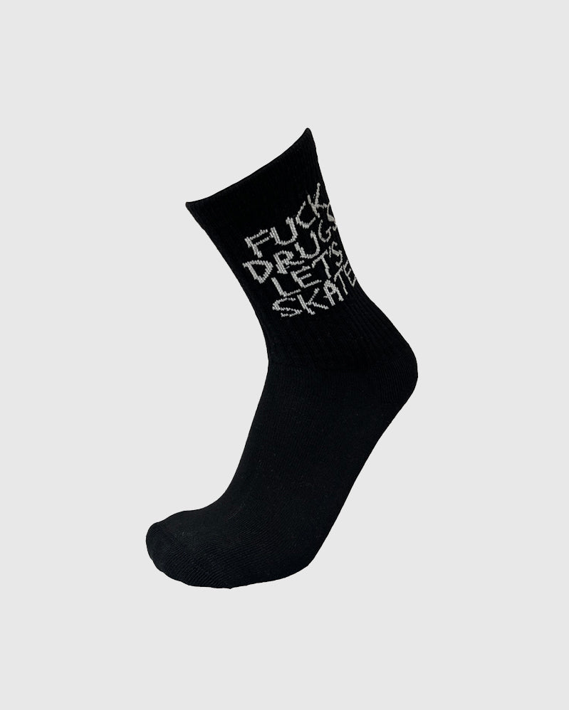 Heroin Chaussettes - Fuck Drug - Black