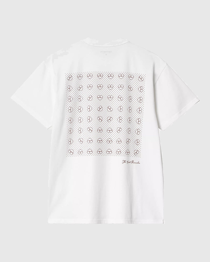 Carhartt WIP Tee - Furoshiki - White / Red