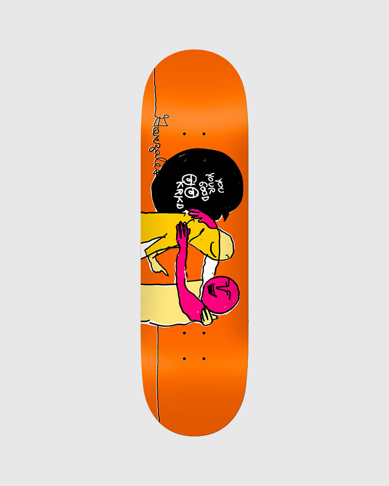 Krooked Board - Gonz Your Good Orange - 9.02&quot;