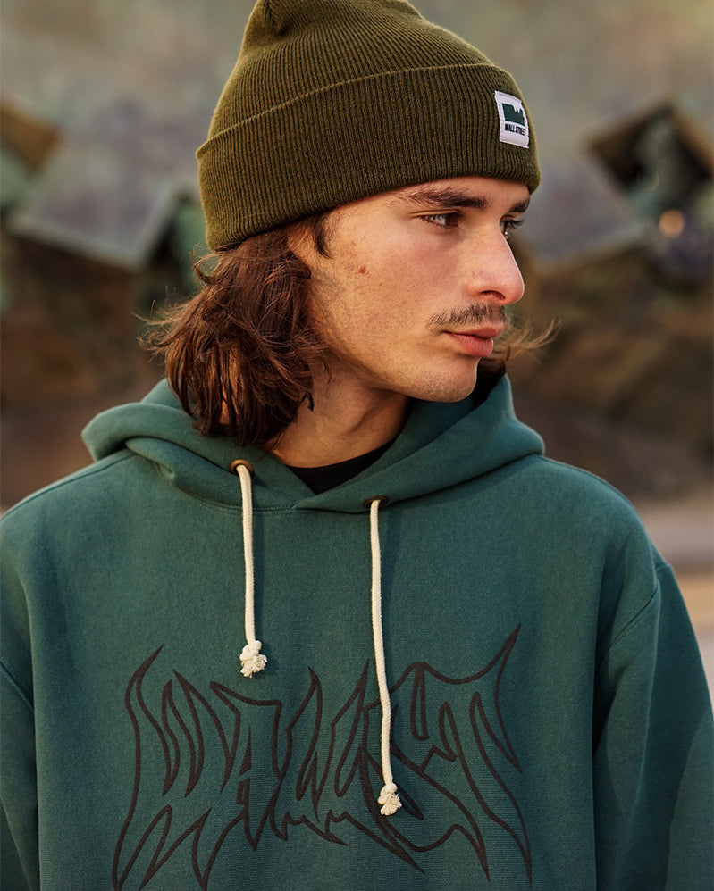 Wallstreet x Champion Hoodie - Goth - Green