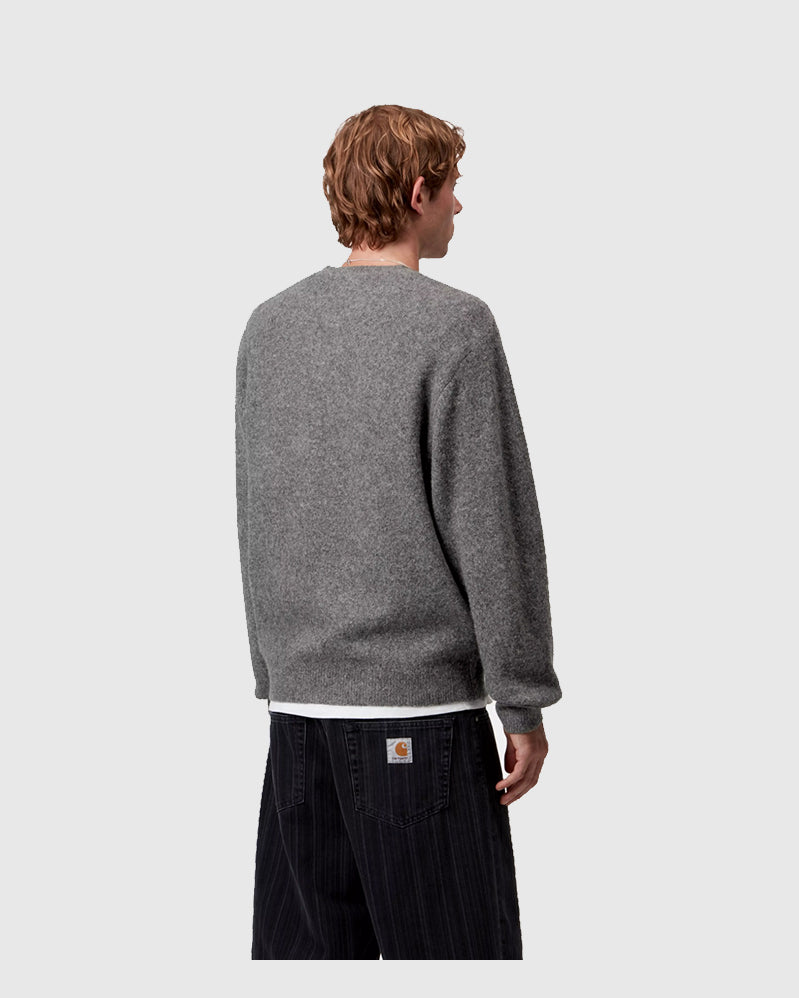 Carhartt WIP Sweater - Curtis - Tangled Graphite