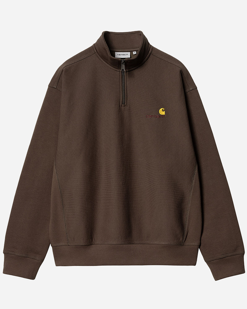 carhartt wip half zip American script buckeye