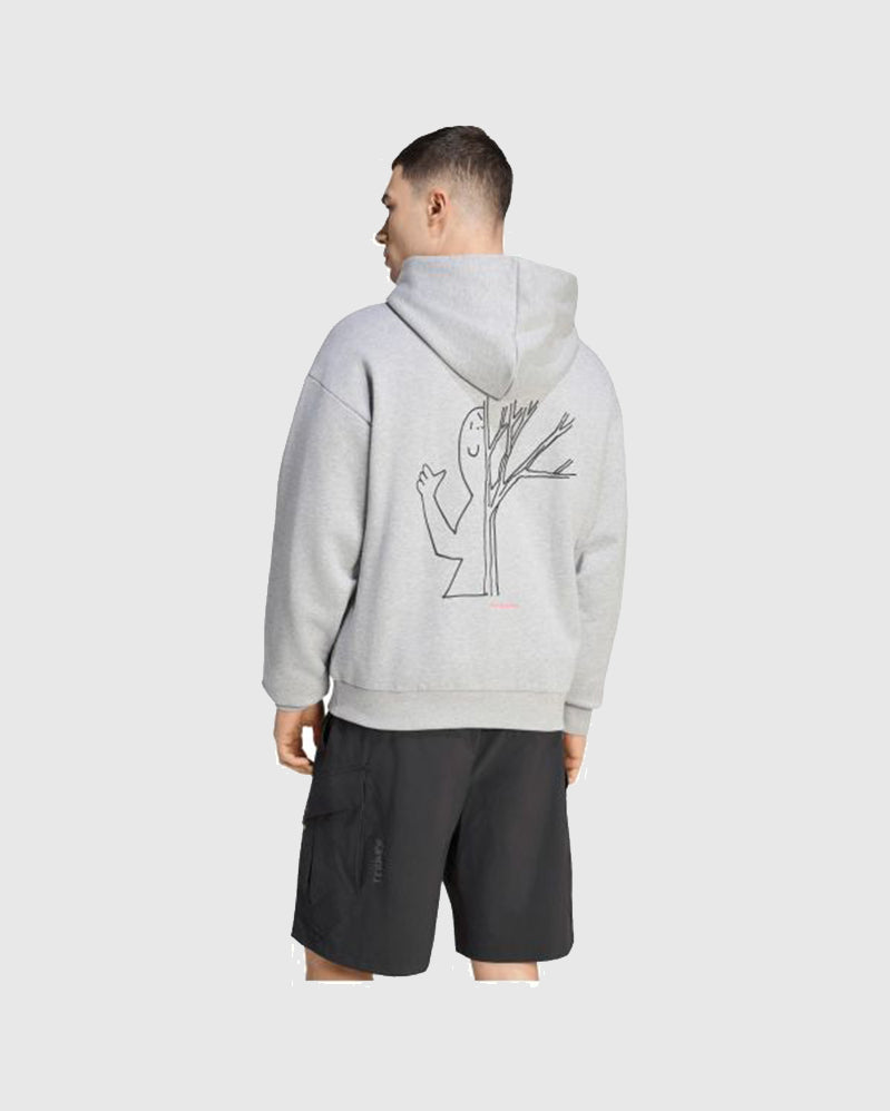 Adidas Hoodie - Terrex Schmoofoil Xploric - Heather Grey