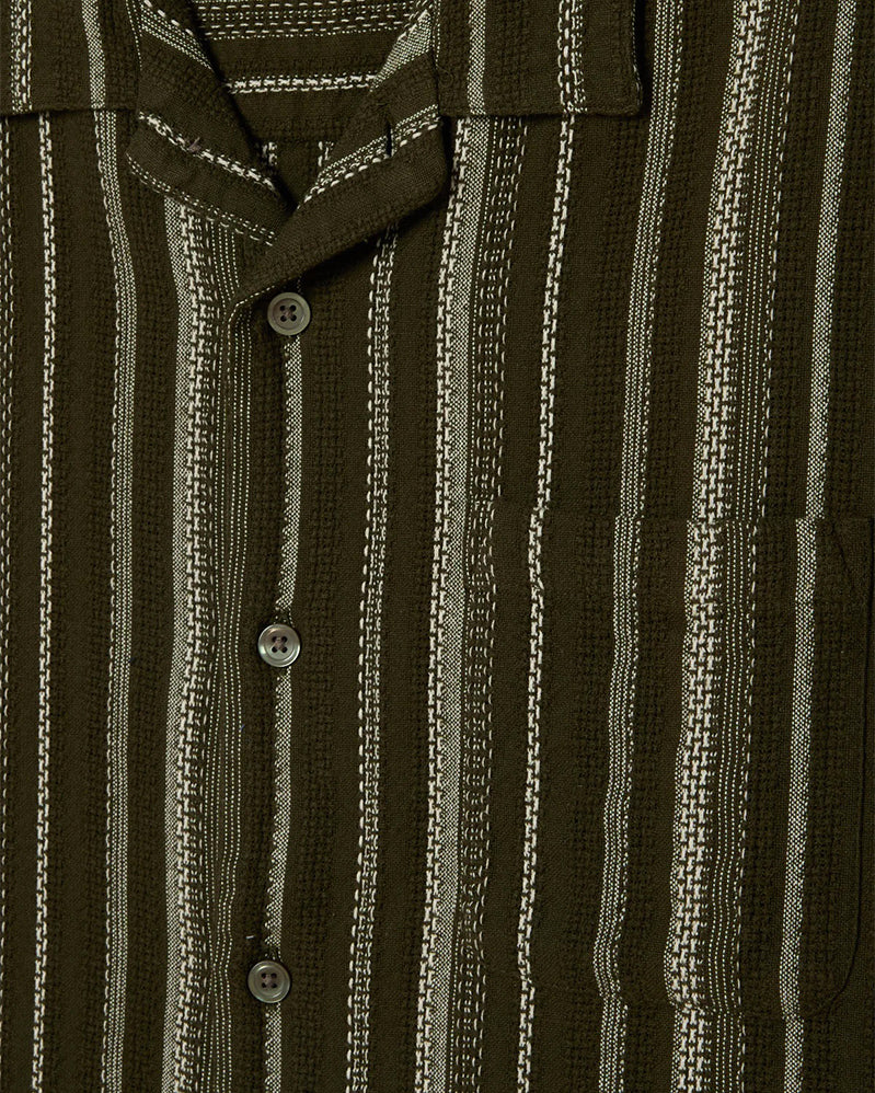 Obey Chemise - Hugh Woven - Dark Sage Multi