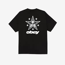 Obey Tee - Star - Black