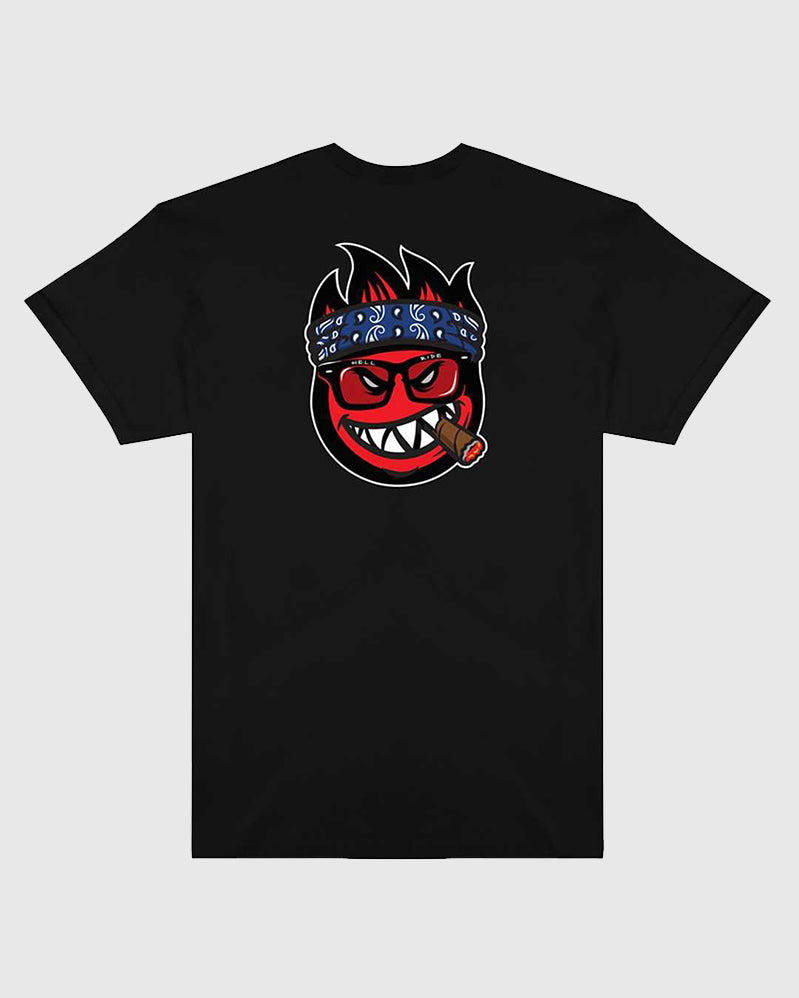 Thrasher Tee - Spitfire Big Head Jake - Black