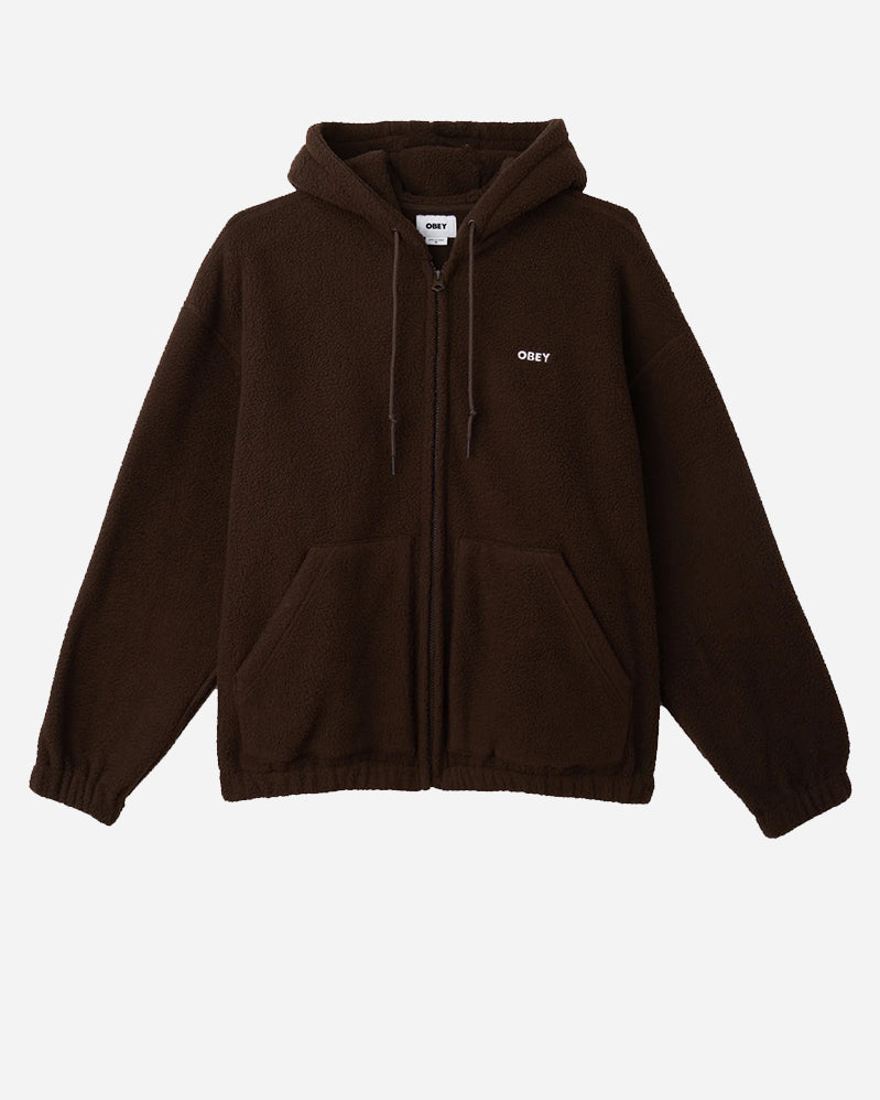 obey jacket gaze II java brown