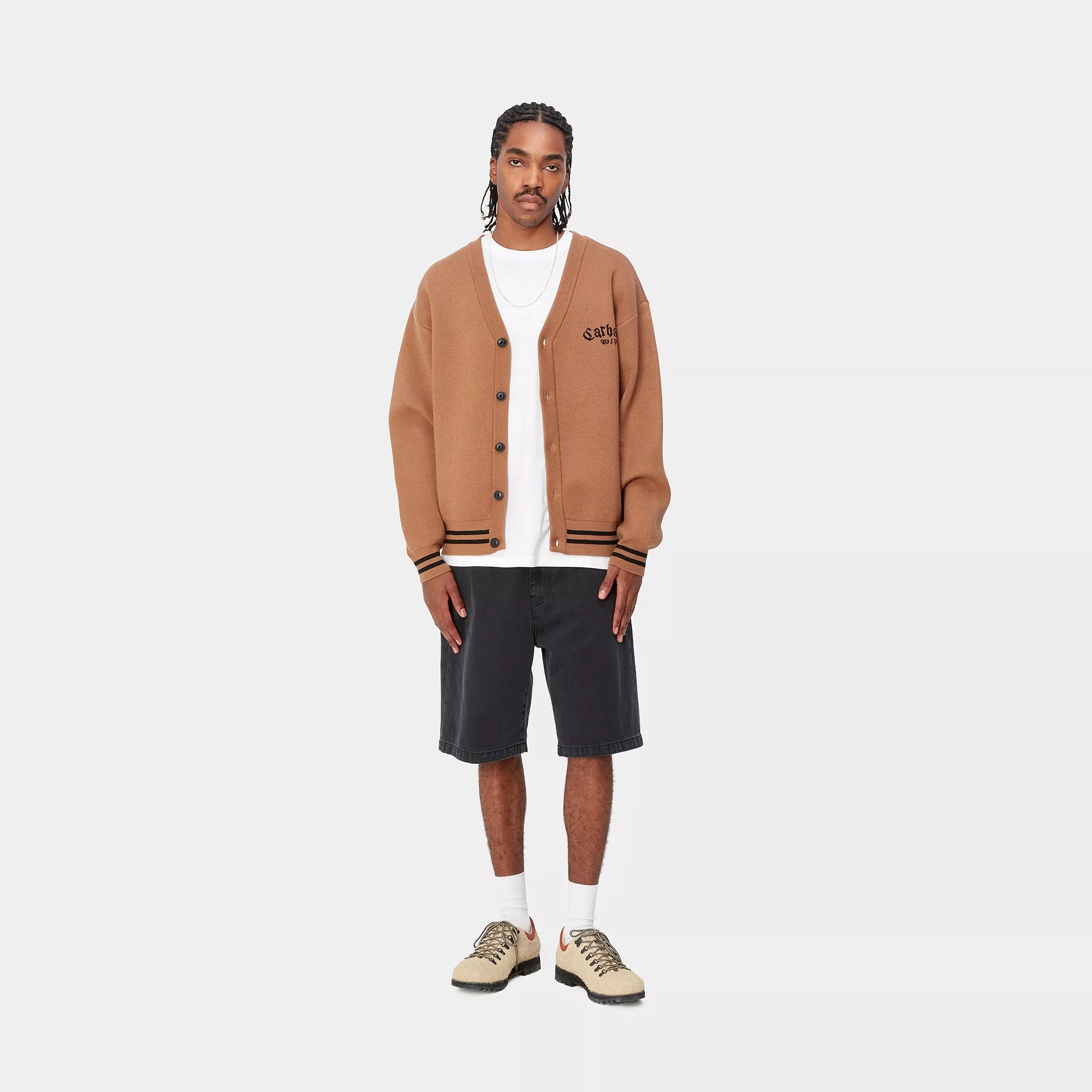Carhartt WIP Short - Landon - Black Stone Washed
