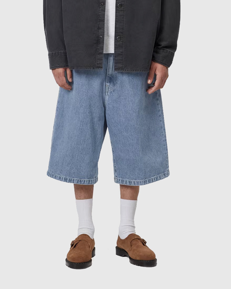 Carhartt WIP Short - Langdon - Blue stone bleached