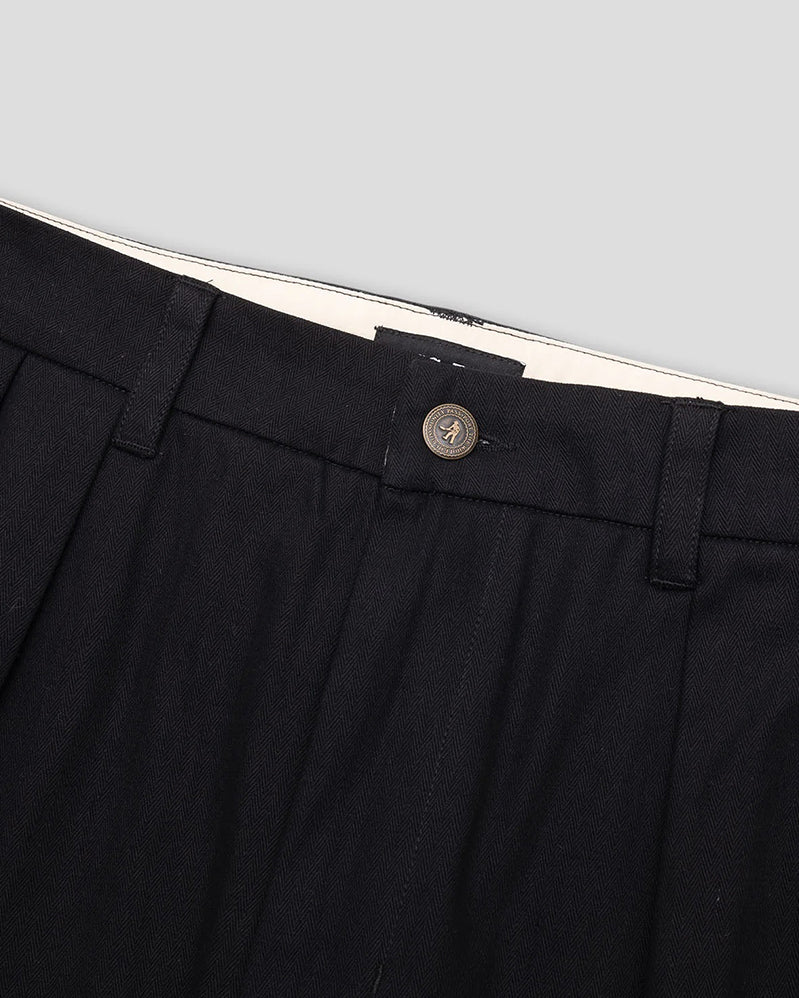 Passport Pant - Herringbone League Club - Black