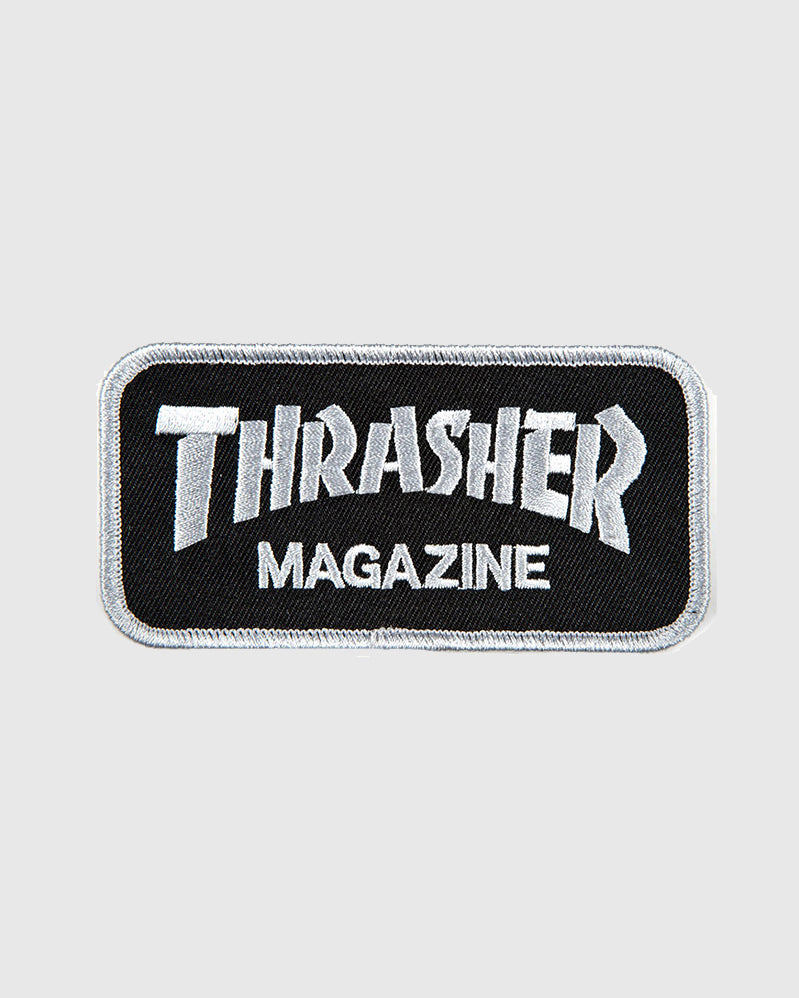 Thrasher Patch - Logo - Grey/Black