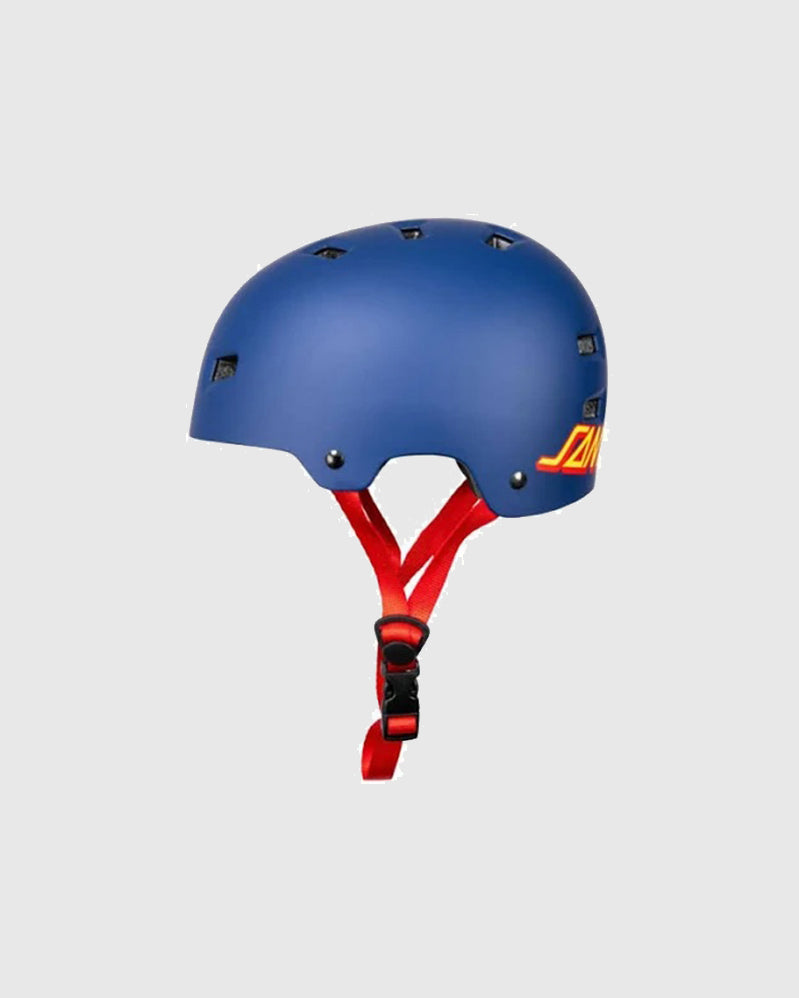 Bullet Casque - Santa Cruz Strip - Matt Blue