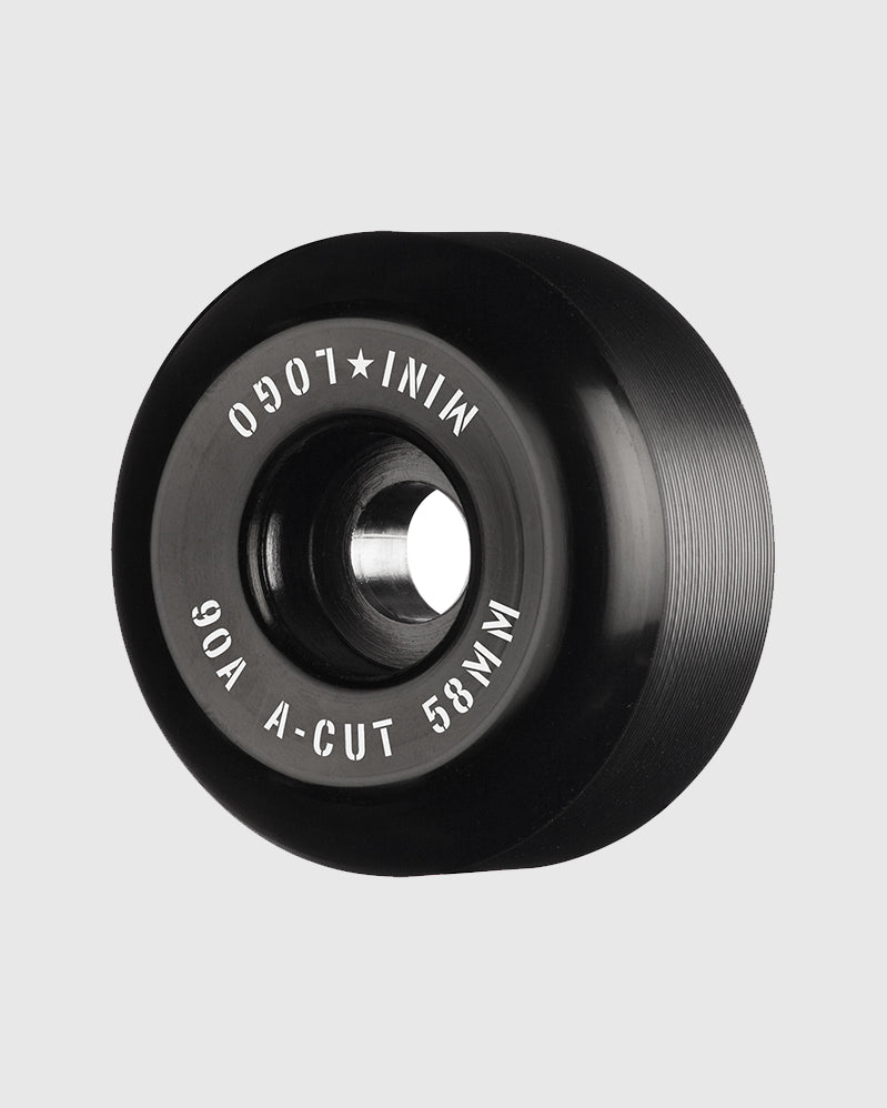 Mini Logo Wheels - A Cut - Black - 58mm 90A