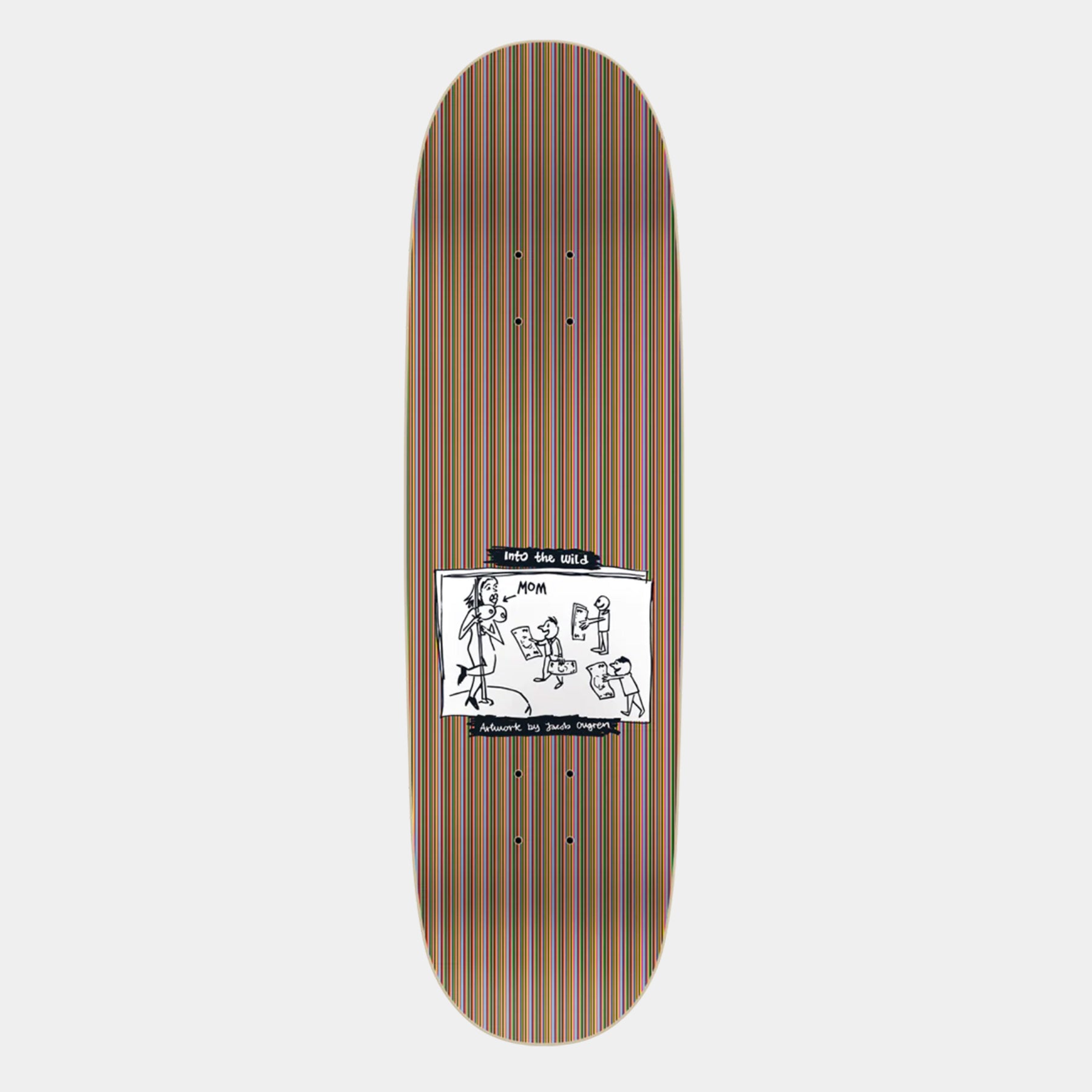 Into The Wild Board - Mom by Jacob Ovgren - 8.75"