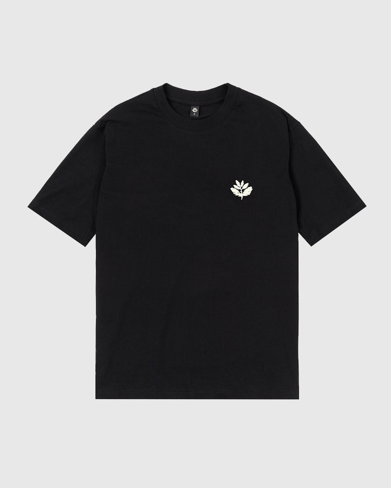 Magenta Tee - Mountains - Black