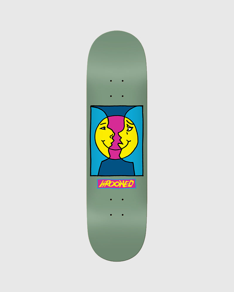 Krooked Board - Moon Smile Sage - 8.5"