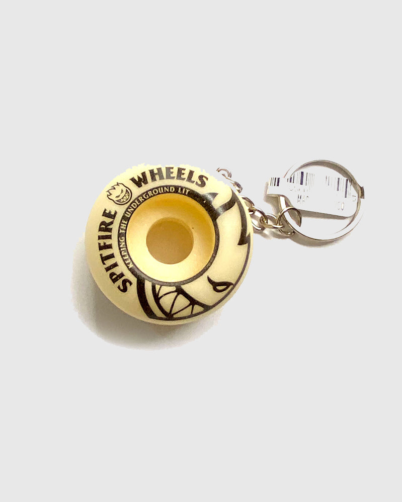 Spitfire Keychain - Wheel Natural