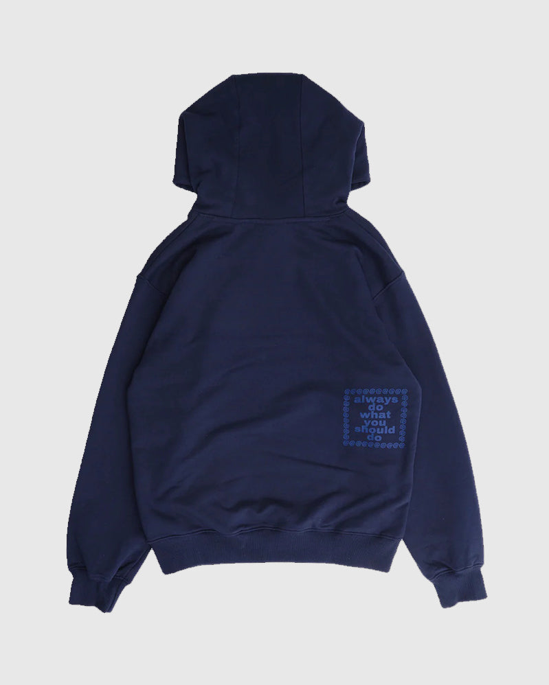 Always Hoodie - Scribble Sun - Navy